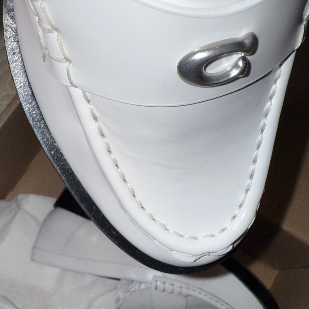 Coach Women's Natalie Leather Loafer - size 8 - Picture 16 of 16